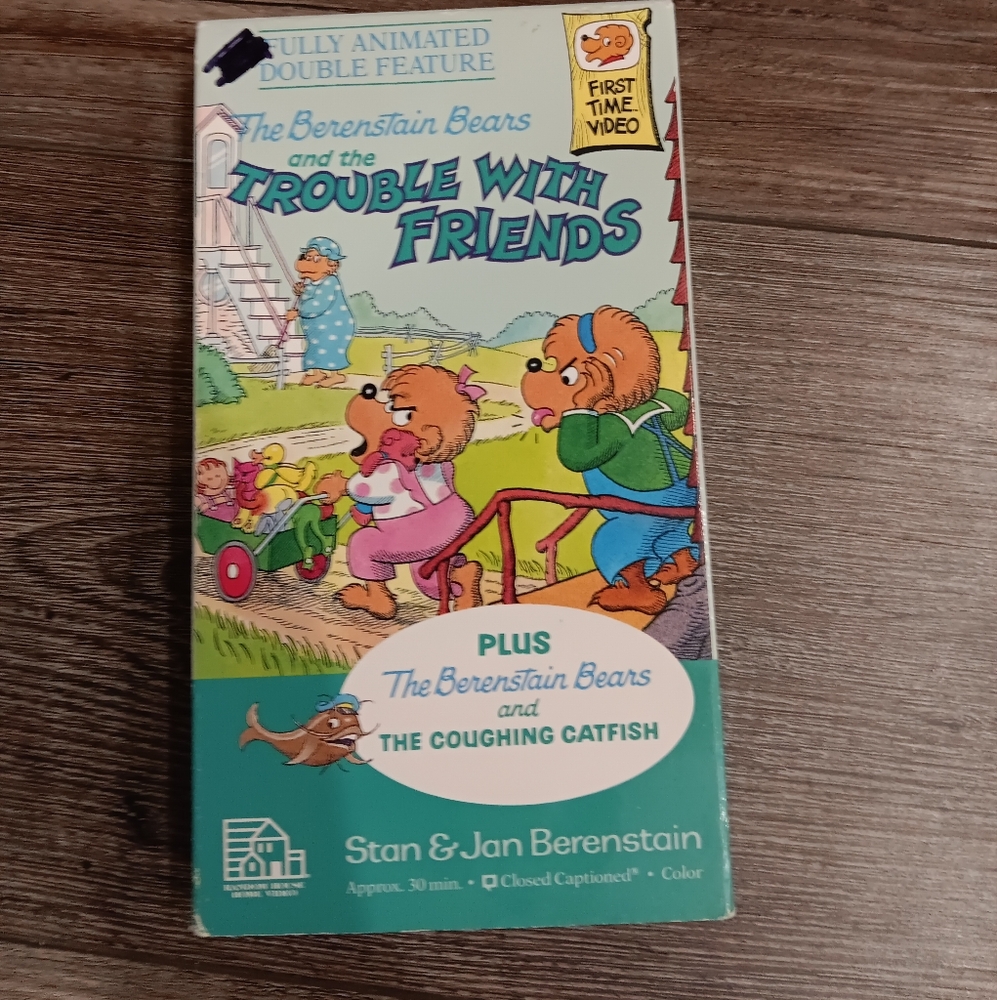 The Berenstain Bears and the Trouble With Friends VHS Tape